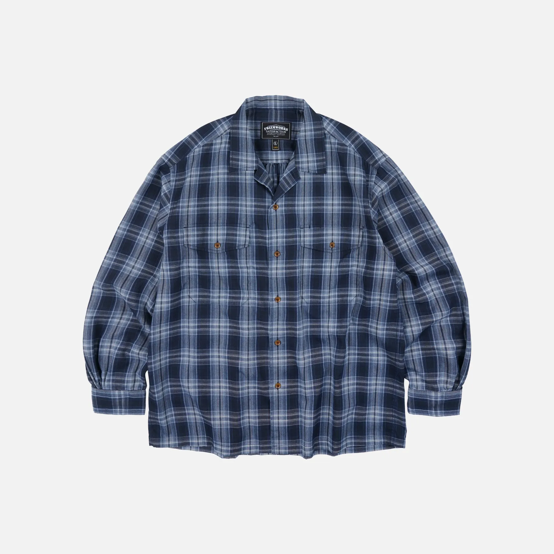 CHECK OG 107 SHIRT - BLUE sold by FrizmWORKS