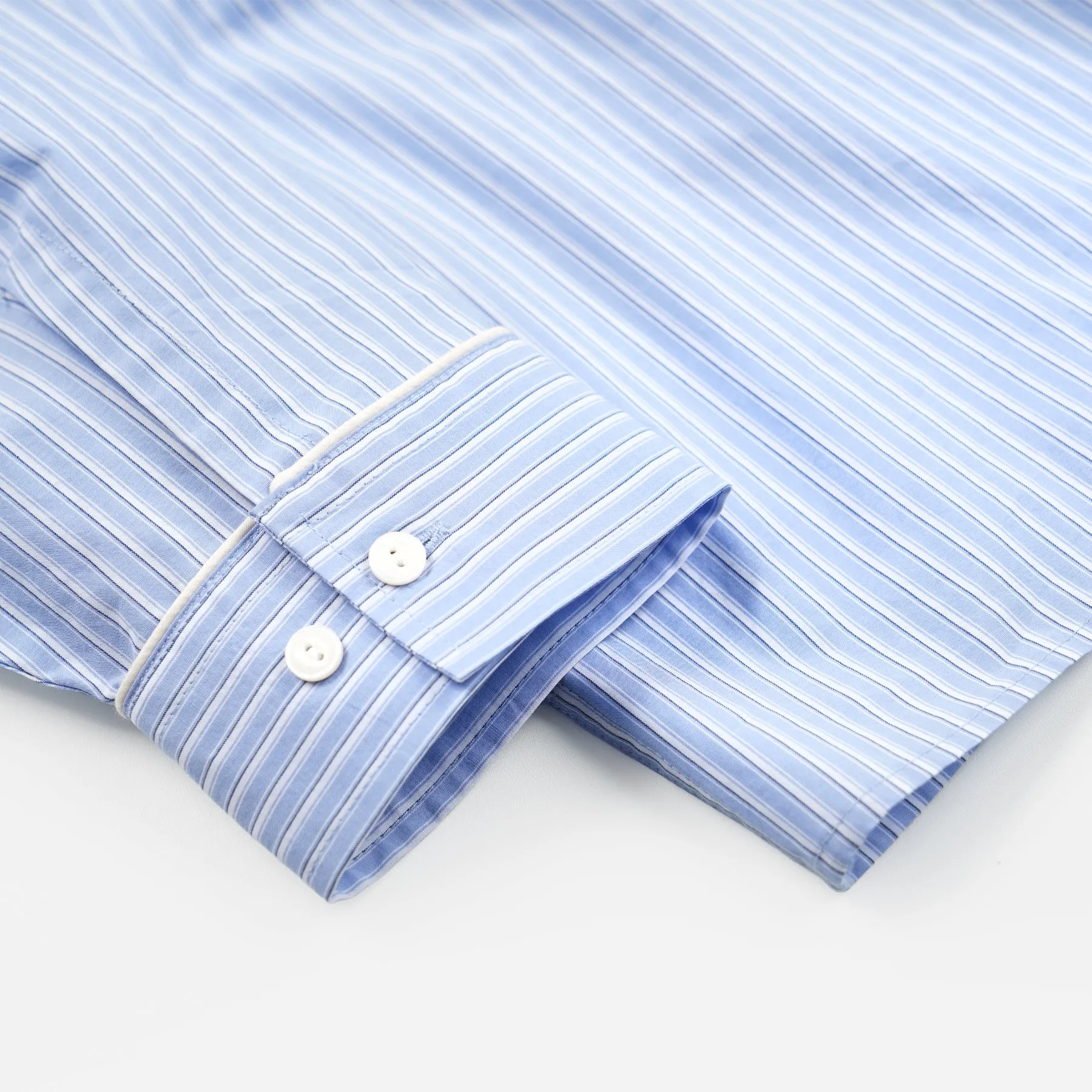 PAJAMA STRIPE SHIRT - BLUE sold by FrizmWORKS product image thumbnail 3