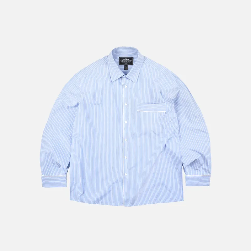 PAJAMA STRIPE SHIRT - BLUE made by FrizmWORKS