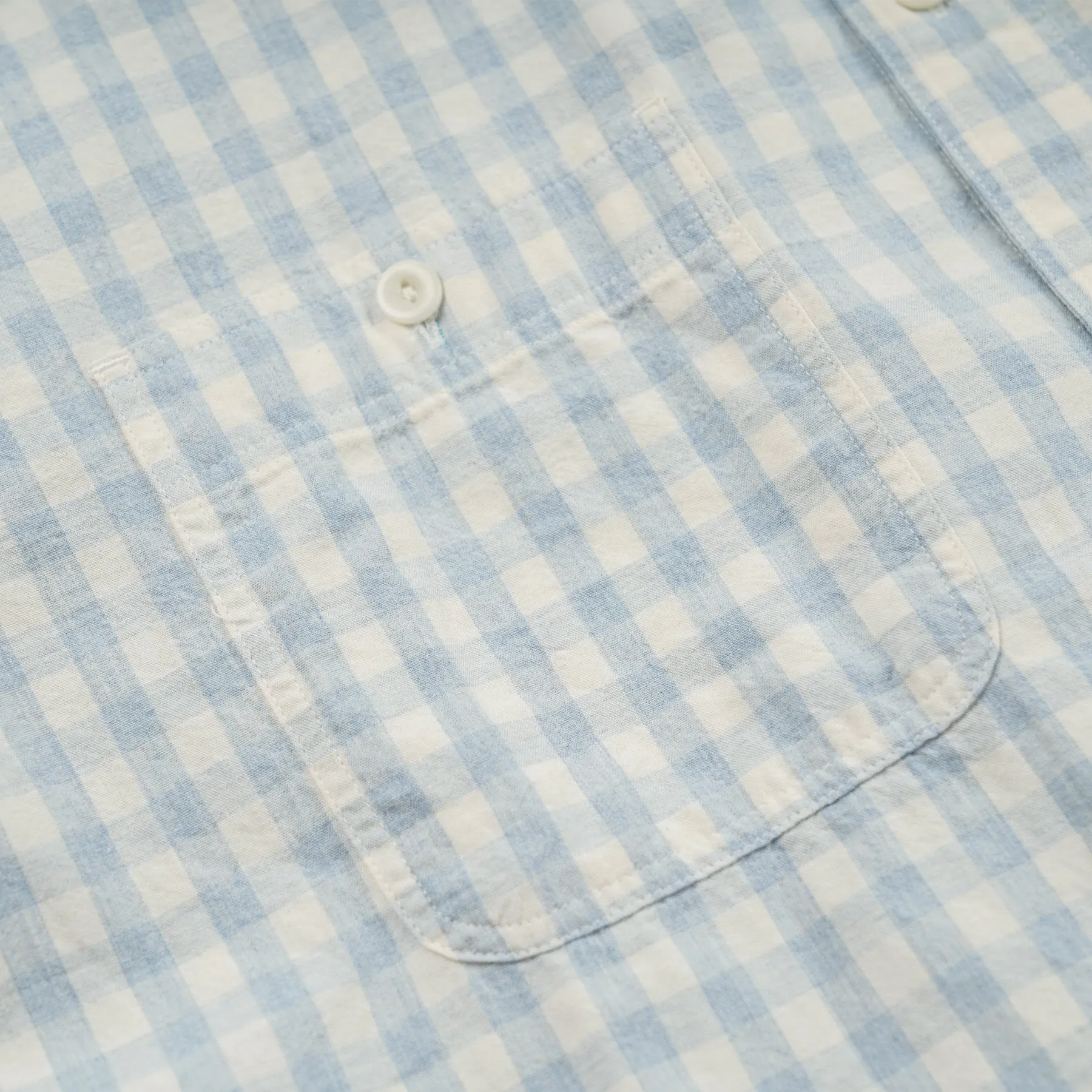 MELANGE CHECK WORK SHIRT - SKY BLUE sold by FrizmWORKS product image thumbnail 5