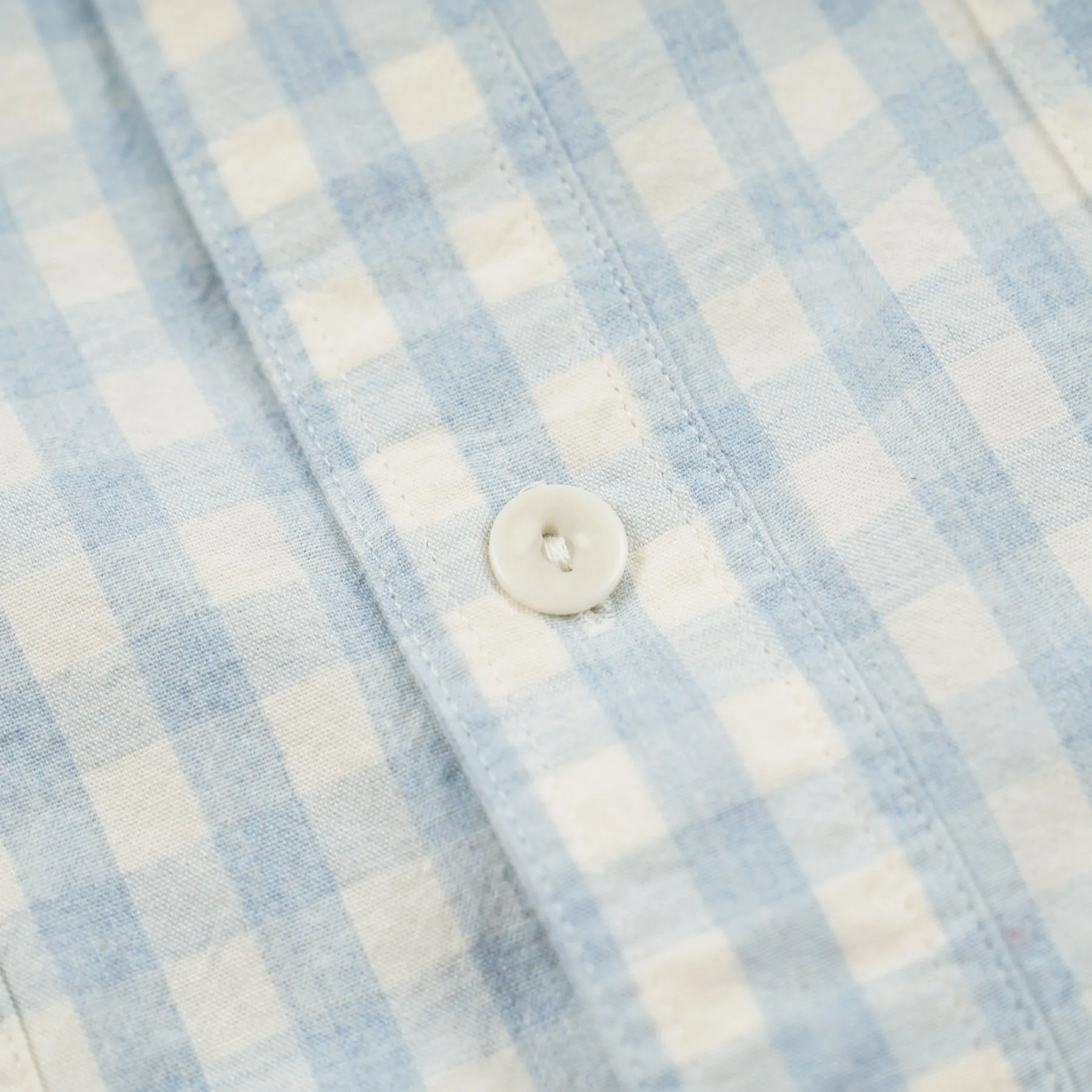 MELANGE CHECK WORK SHIRT - SKY BLUE sold by FrizmWORKS product image thumbnail 4