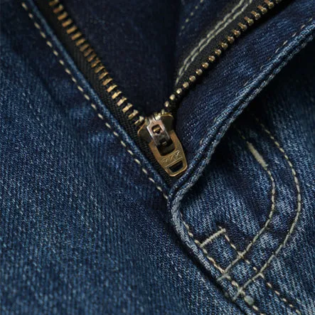 LYOCELL BELTED DENIM SHORTS - MID BLUE sold by FrizmWORKS product image thumbnail 5