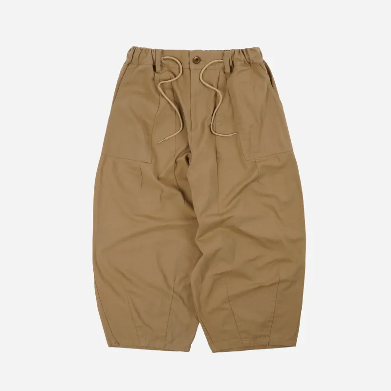 Twill Balloon Pants - Beige made by FrizmWORKS