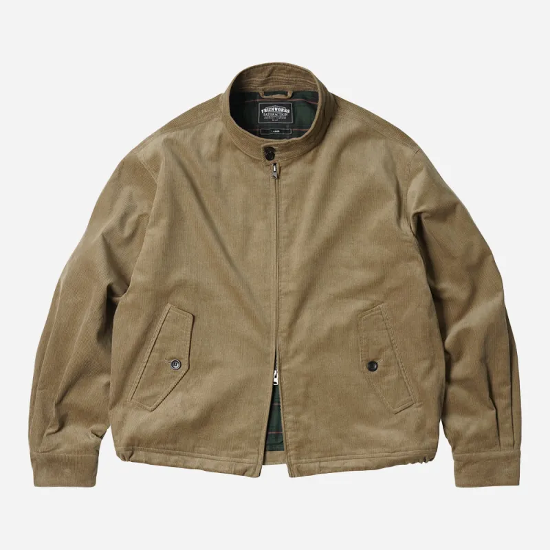 Corduroy Buddy Harrington Jacket - Beige made by FrizmWORKS