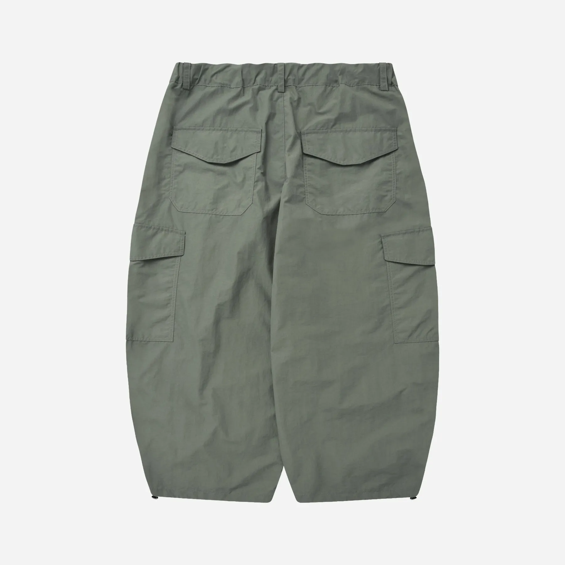 Nylon Cargo Balloon Pants - Olive sold by FrizmWORKS product image thumbnail 2