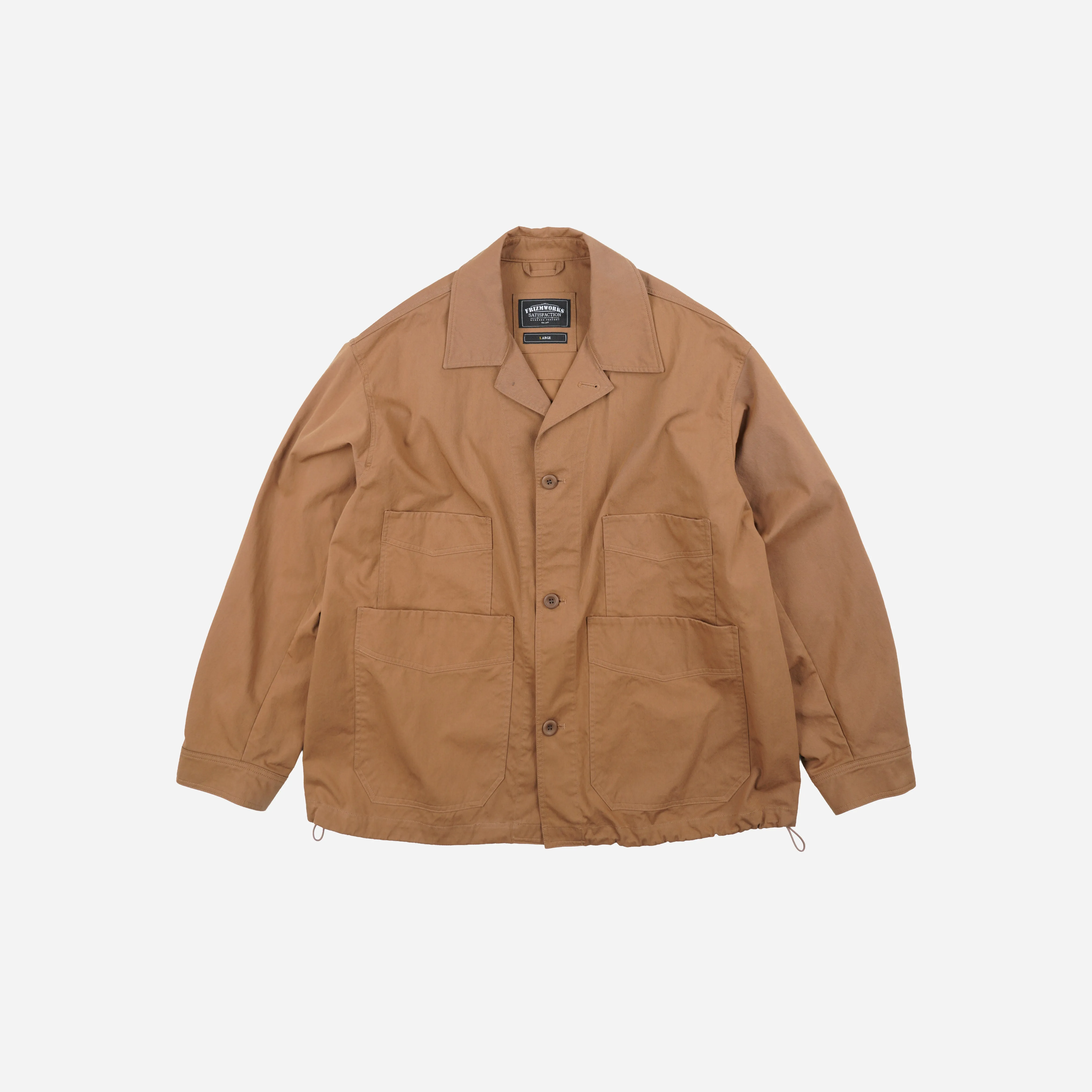 Double Pocket Coverall Jacket - Brown sold by FrizmWORKS