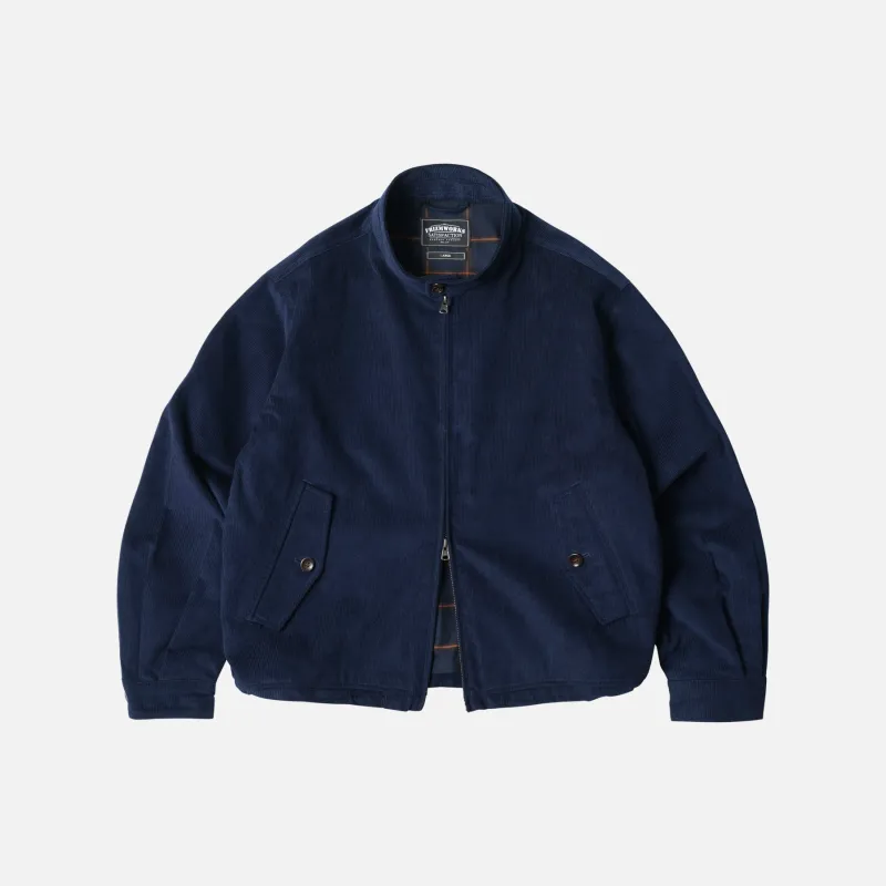 Corduroy Buddy Harrington Jacket - Navy made by FrizmWORKS
