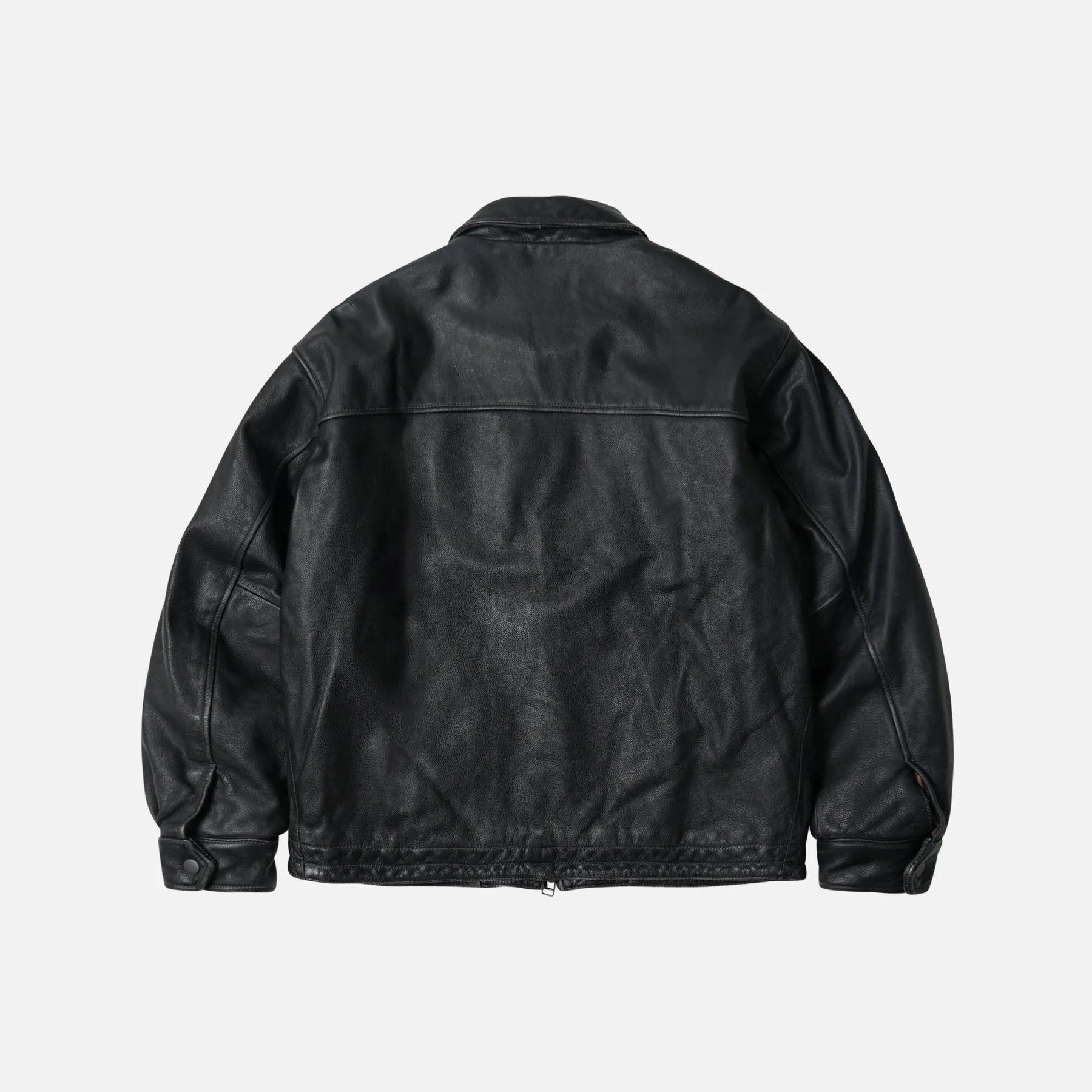 Destroyed Cowhide Leather Jacket - Black sold by FrizmWORKS product image thumbnail 3