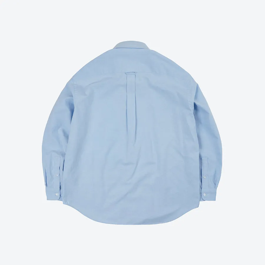 OG OVERSIZED OXFORD SHIRT - BLUE sold by FrizmWORKS product image thumbnail 2