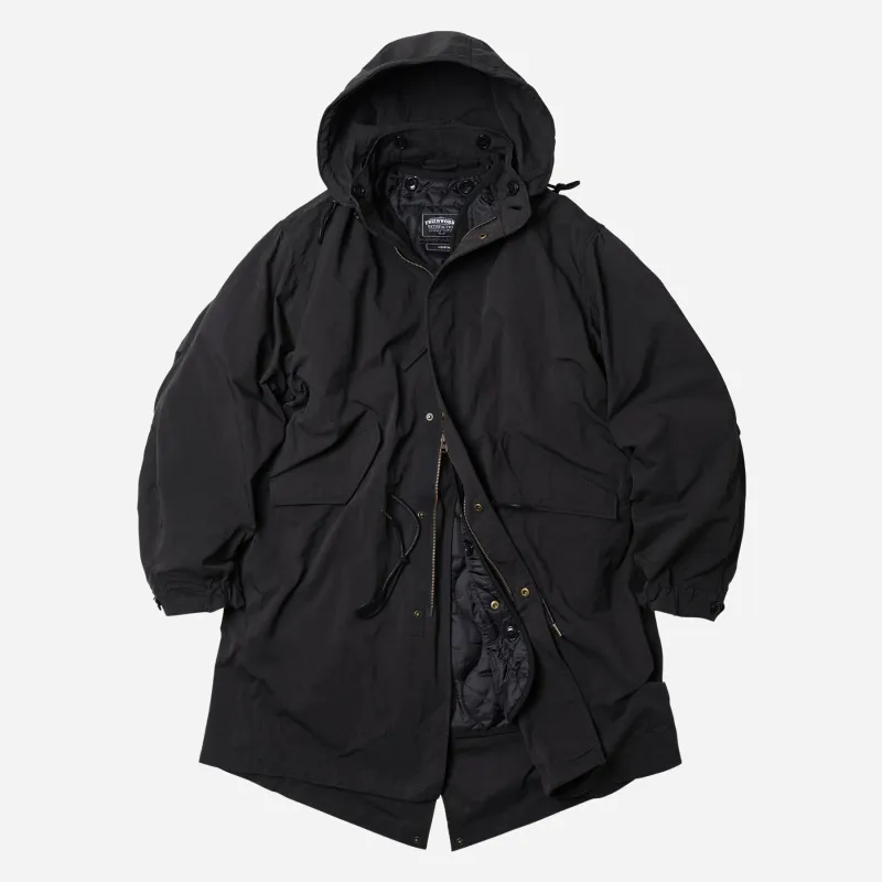 Vincent M1695 Fishtail 2 In 1 Parka - Black made by FrizmWORKS