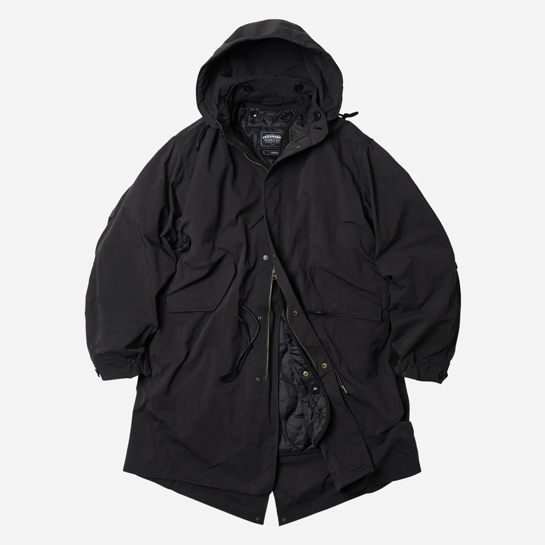 Vincent M1695 Fishtail Parka - Black sold by FrizmWORKS