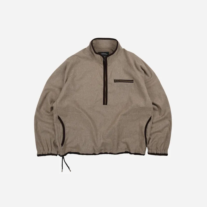 Wool Half Pullover - Desert Beige made by FrizmWORKS