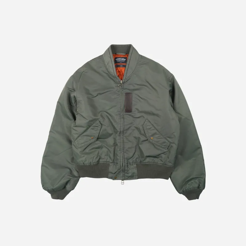 Nylon Flight Jacket - Olive made by FrizmWORKS