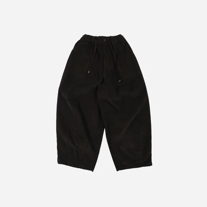 Corduroy Balloon Pants - Brown made by FrizmWORKS