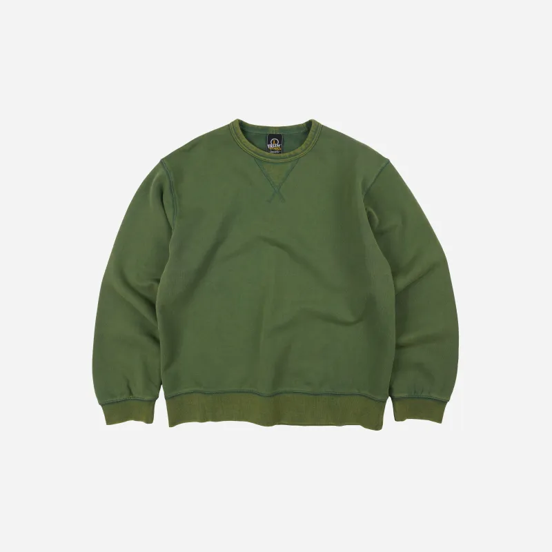 Cover Stitch Vintage Sweatshirt - Green made by FrizmWORKS