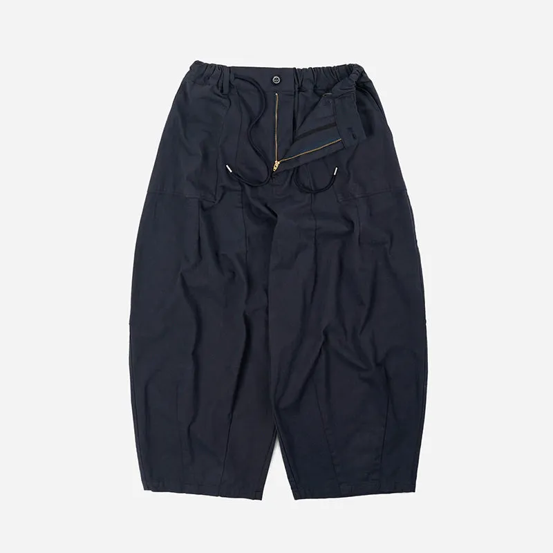 Twill Balloon Pants - Navy made by FrizmWORKS