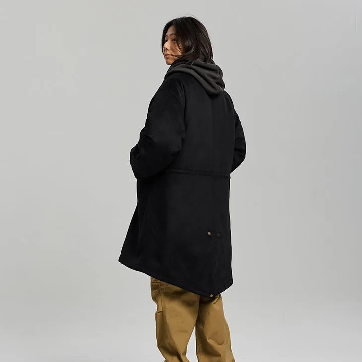 Wool Vincent Fishtail Parka - Black sold by FrizmWORKS product image thumbnail 4