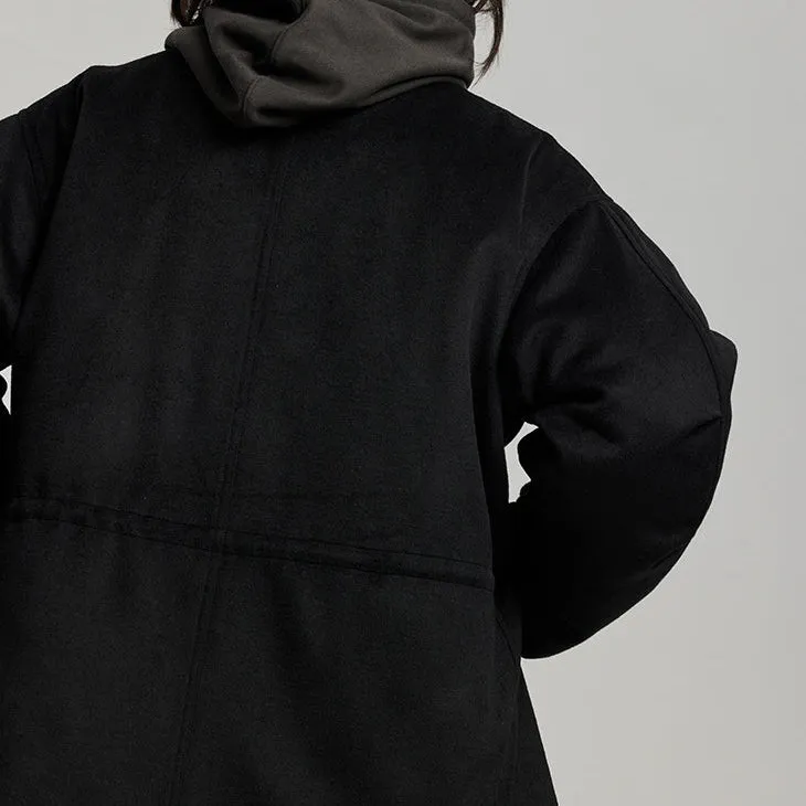 Wool Vincent Fishtail Parka - Black sold by FrizmWORKS product image thumbnail 3
