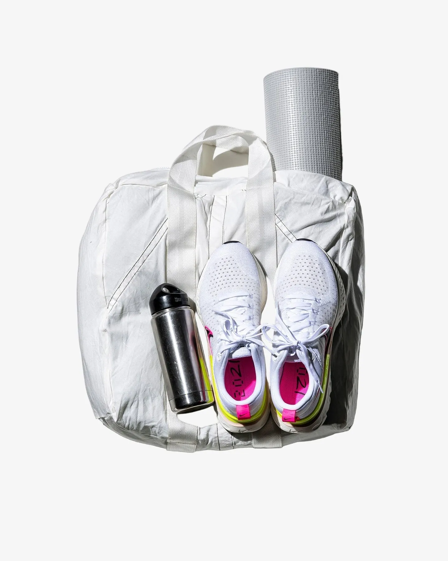 Vintage Parachute Tote Bag White Belt sold by Eat Dust product image thumbnail 2