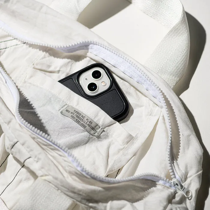 Vintage Parachute Tote Bag White Belt sold by Eat Dust product image thumbnail 3