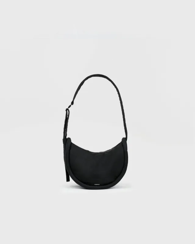 CURVE Half Moon Bag Mini Black made by Eat Dust