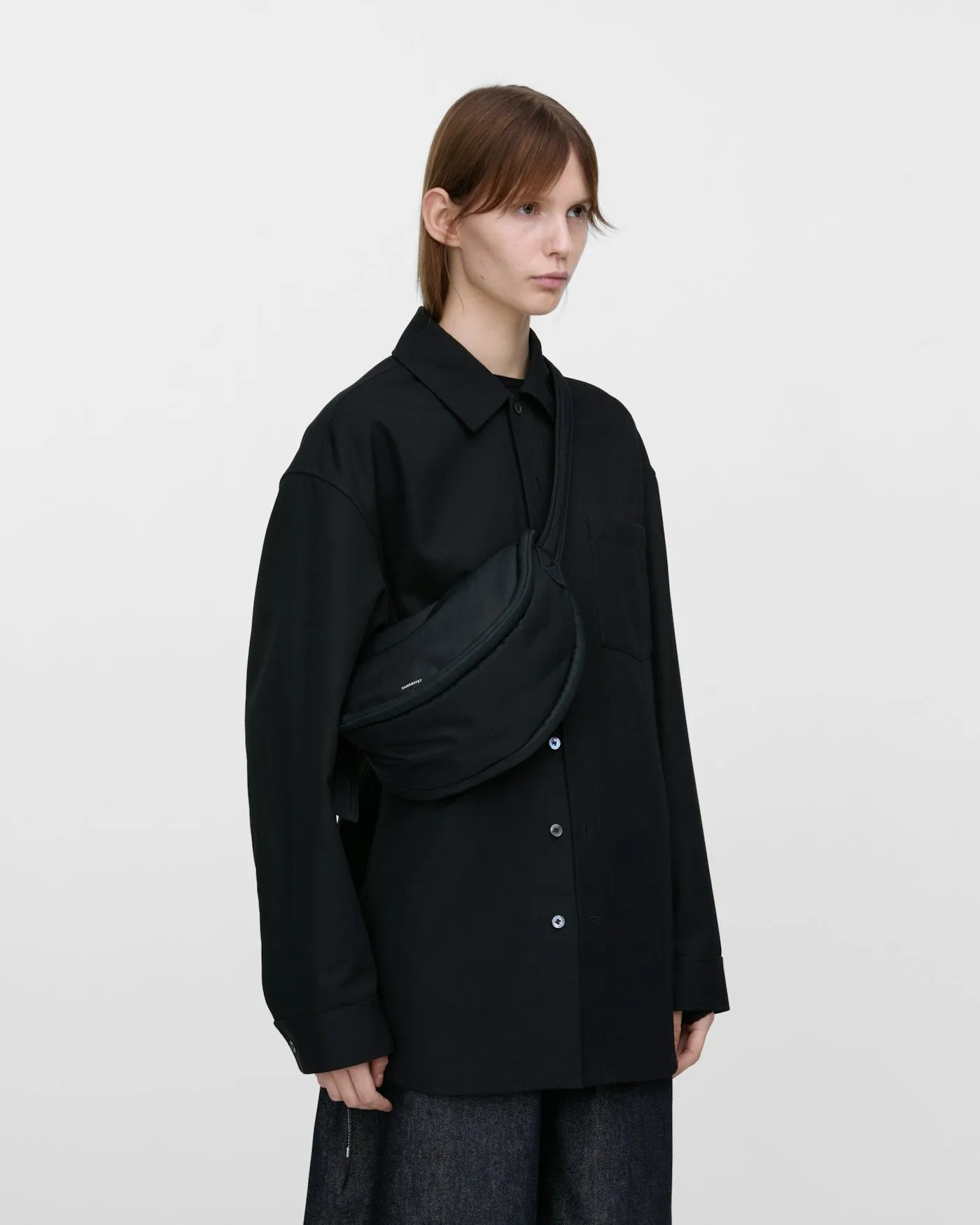 CURVE Half Moon Bag Mini Black sold by Eat Dust product image thumbnail 4