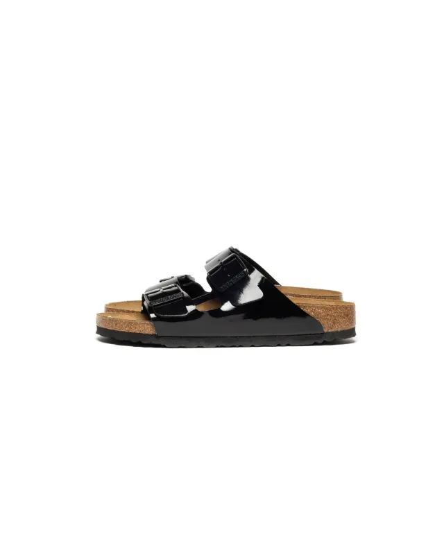 Birkenstock Arizona Birko-Flor Patent Black sold by Eat Dust