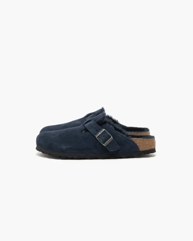 Birkenstock Boston Shearling New Navy made by Birkenstock