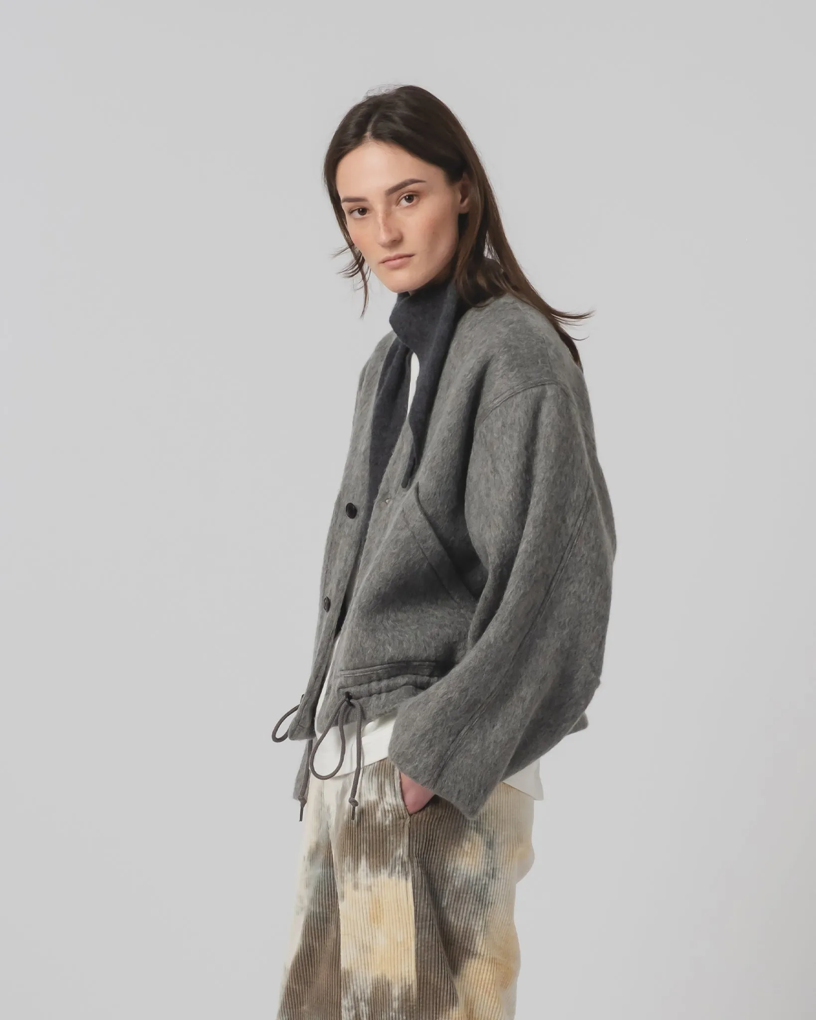 G.o.D Reactor Jacket Mohair Fleece Asphalt sold by Eat Dust product image thumbnail 3