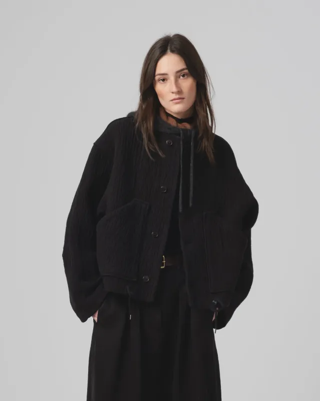 G.o.D Nuclear Jacket Fjord Jacquard Black sold by Eat Dust