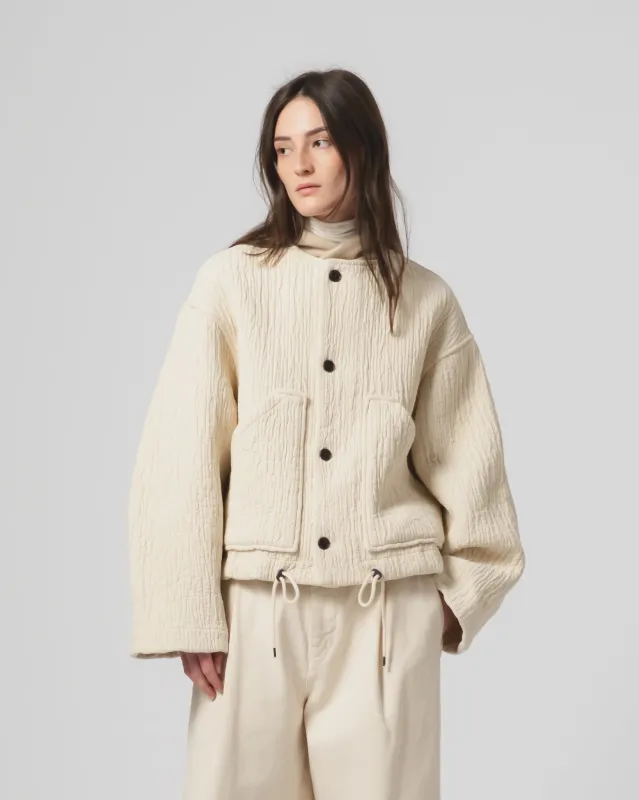 G.o.D Nuclear Jacket Fjord Jacquard Wheat sold by Eat Dust