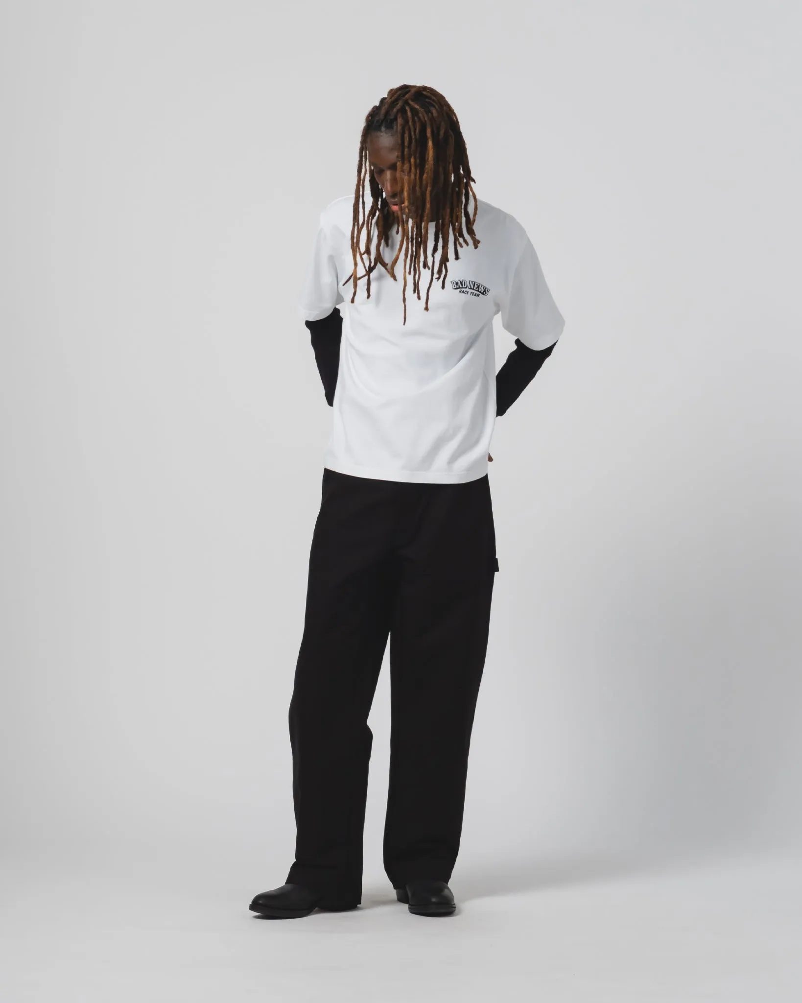 Oakland Chino + Badge Nebraska Cotton Black sold by Eat Dust product image thumbnail 4