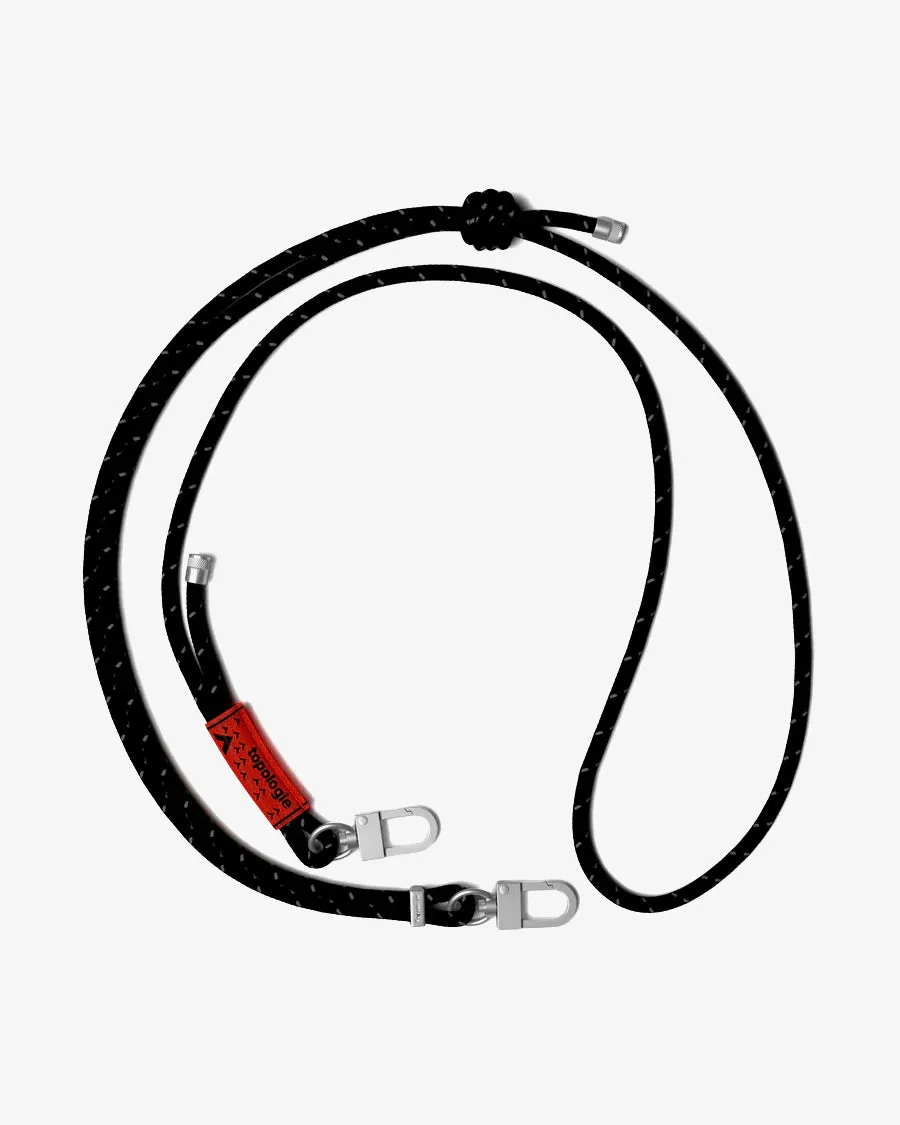 Topologie Wares Straps 6.0mm Rope Strap Black Reflective sold by Eat Dust