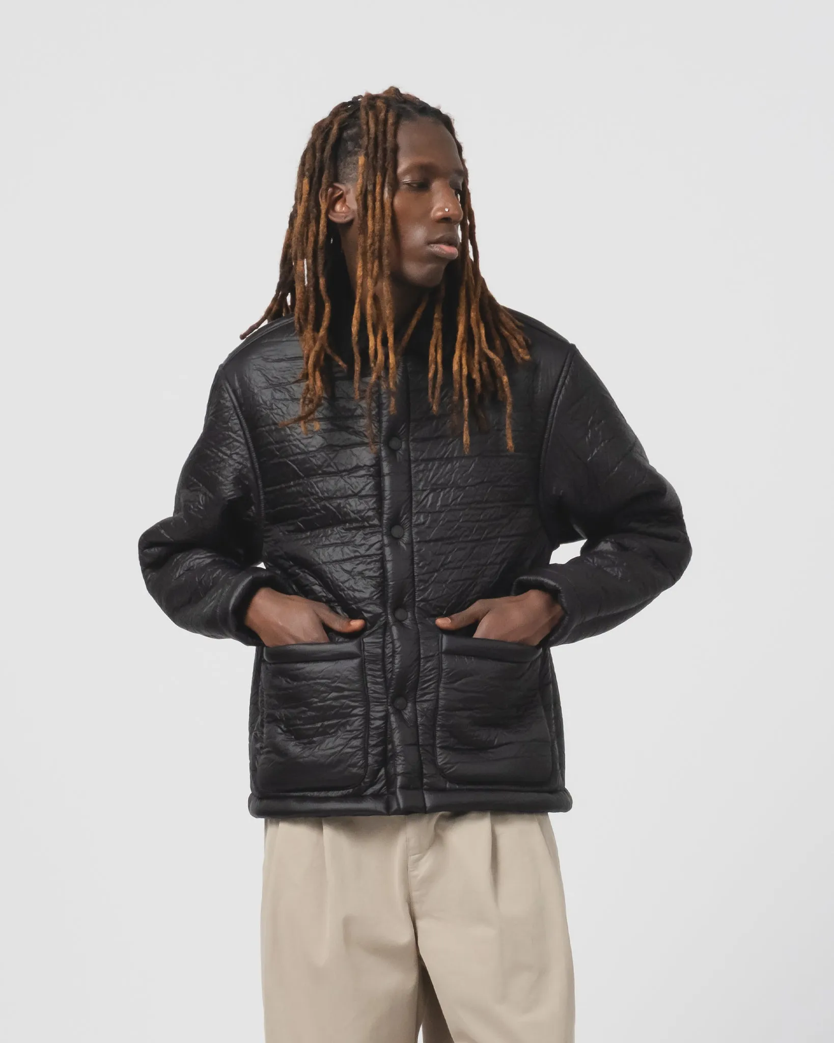 Sonora Jacket Piumino Nylon Black sold by Eat Dust