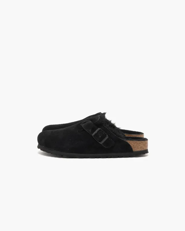 Birkenstock Boston Shearling Black made by Birkenstock