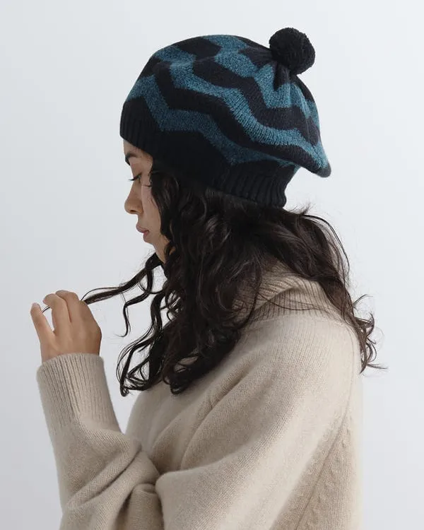 JG Zigzag Tammy Hat Black/Lugano sold by Eat Dust product image thumbnail 2