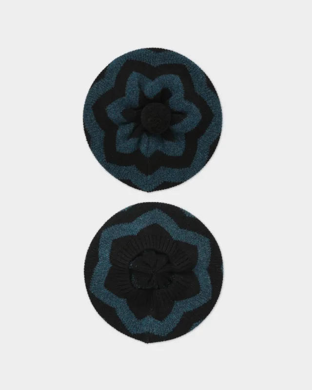 JG Zigzag Tammy Hat Black/Lugano sold by Eat Dust