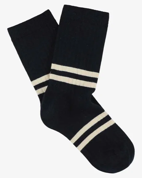 Escuyer Stripes Socks Blue/Ecru sold by Eat Dust product image thumbnail 3