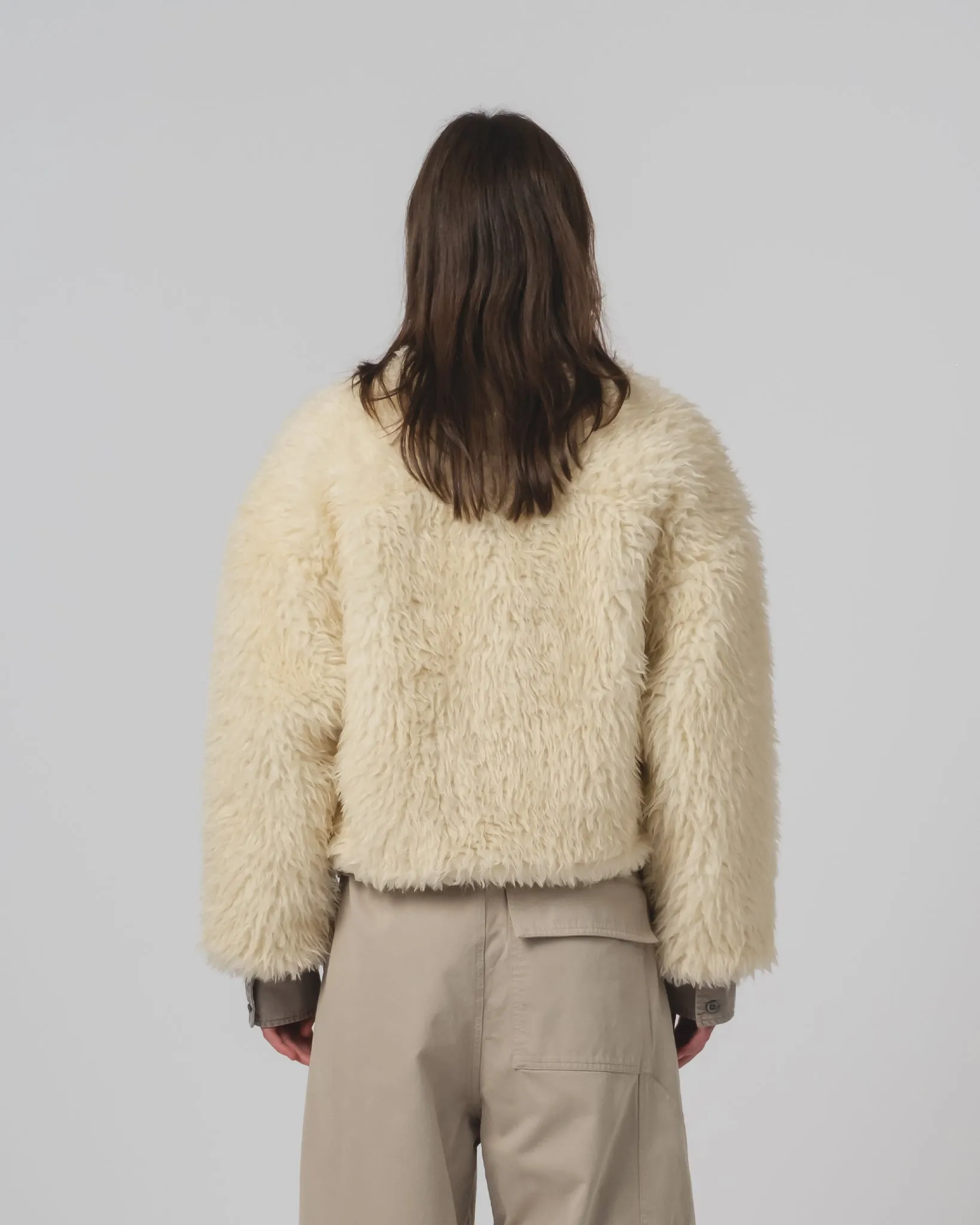 G.o.D Shetland Jacket Alaska Fluff Ecru sold by Eat Dust product image thumbnail 4