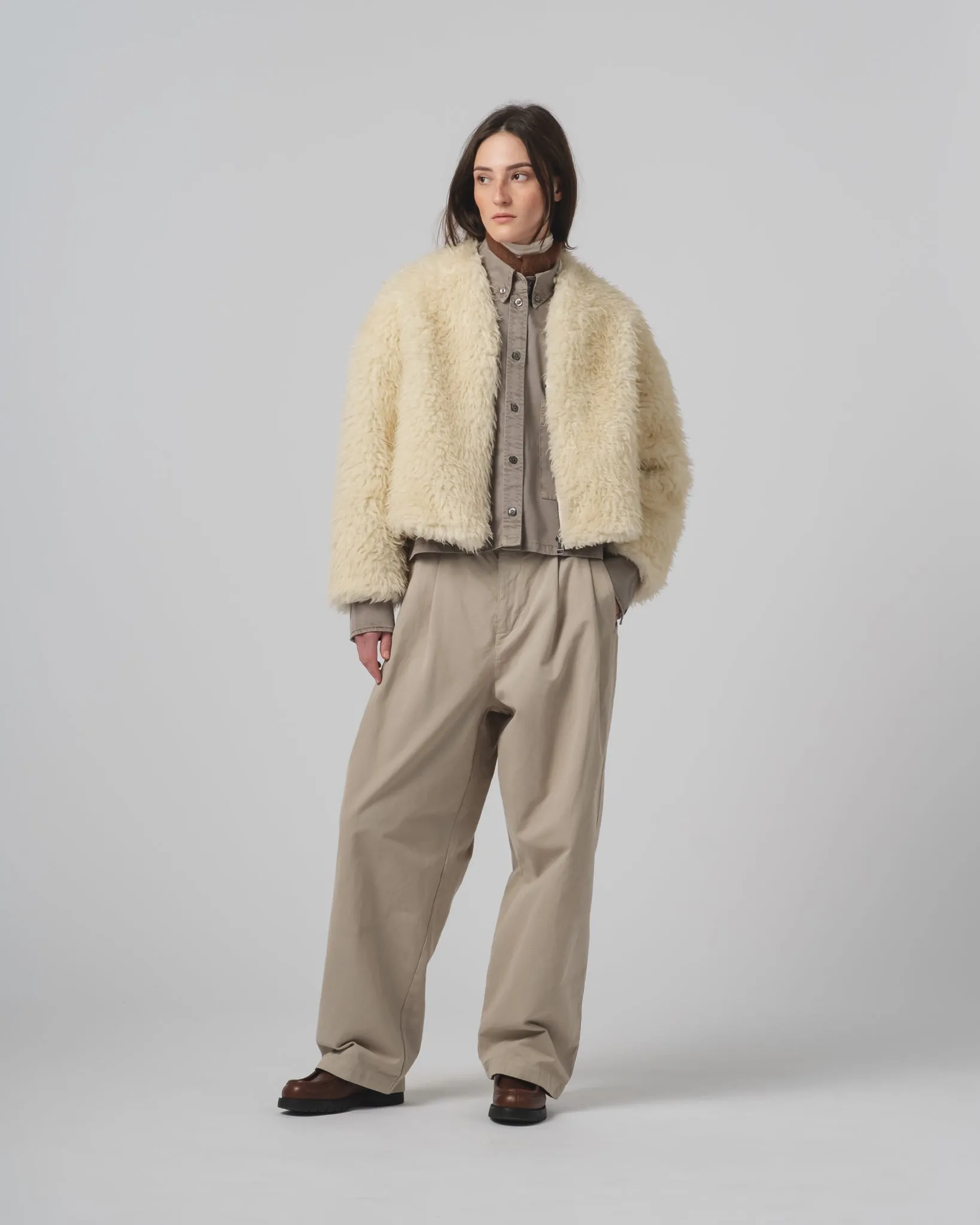 G.o.D Shetland Jacket Alaska Fluff Ecru sold by Eat Dust product image thumbnail 2