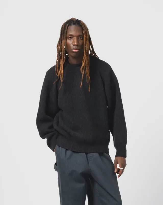 Crew Neck Sweater Delta Asphalt made by Eat Dust