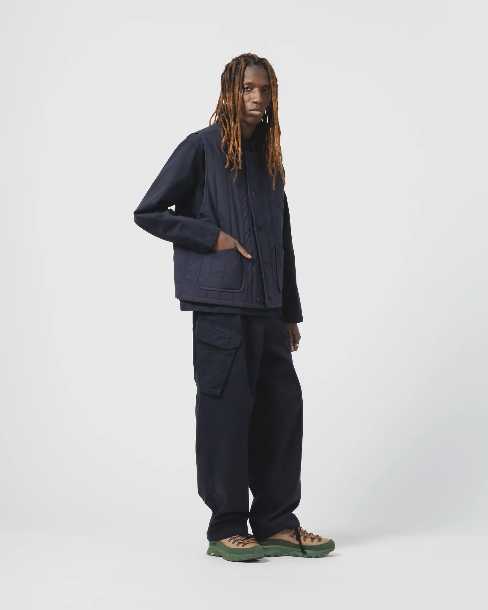 Barrage Vest Quilted Cotton Inkt sold by Eat Dust product image thumbnail 2