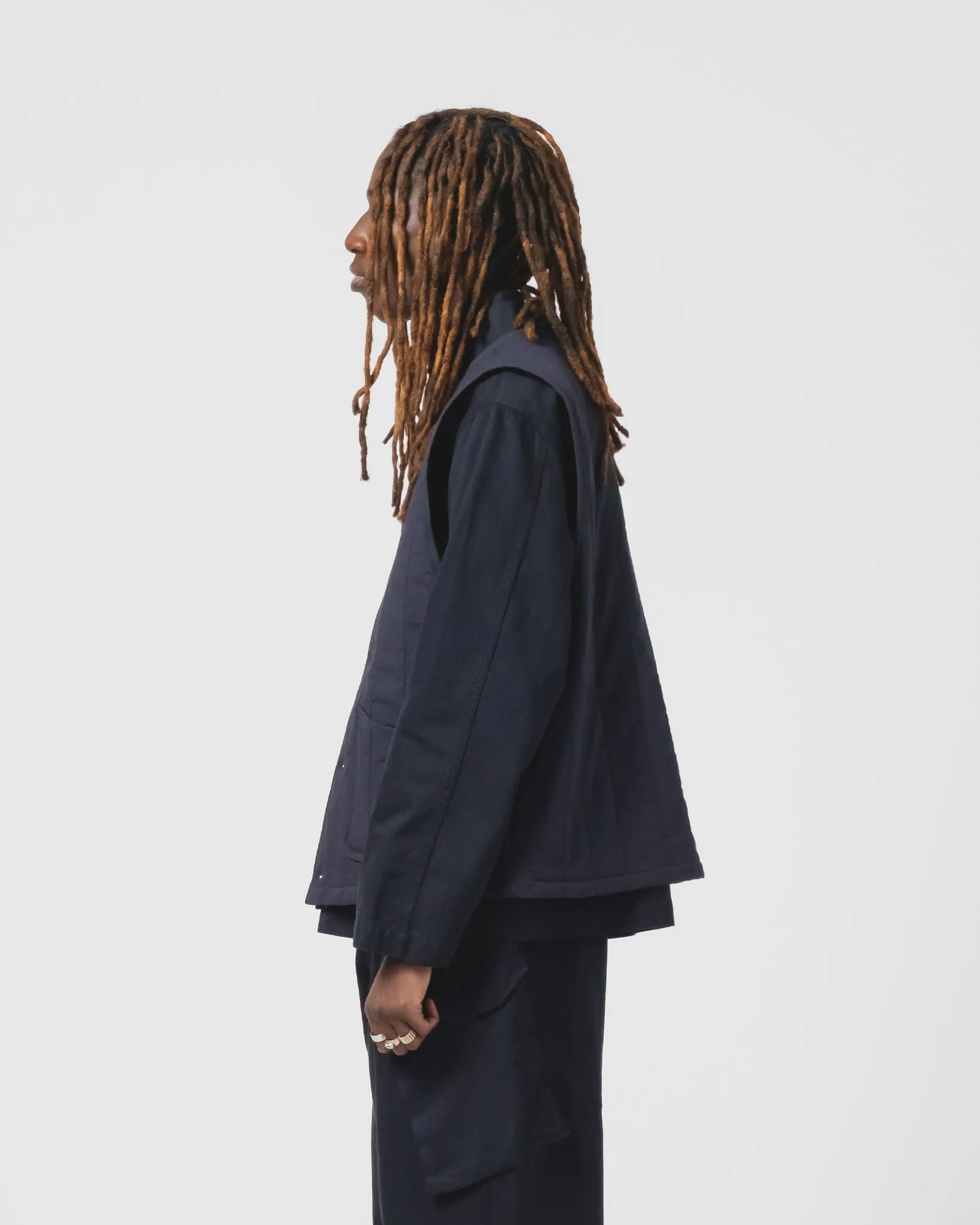 Barrage Vest Quilted Cotton Inkt sold by Eat Dust product image thumbnail 4