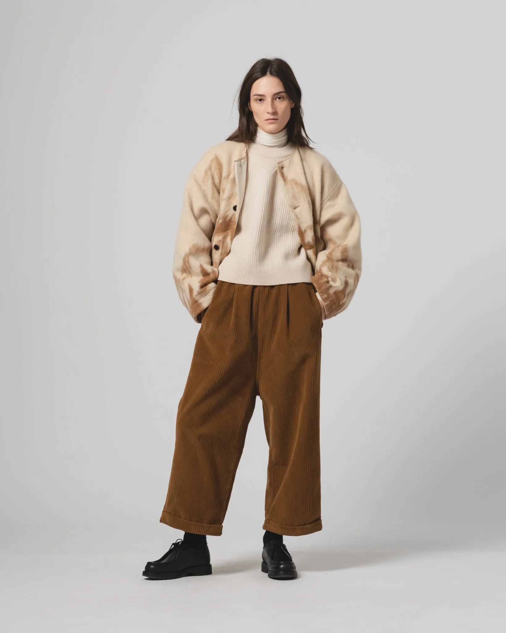 G.o.D Nuclear Jacket Mountain Jacquard Cream/Brown sold by Eat Dust product image thumbnail 2