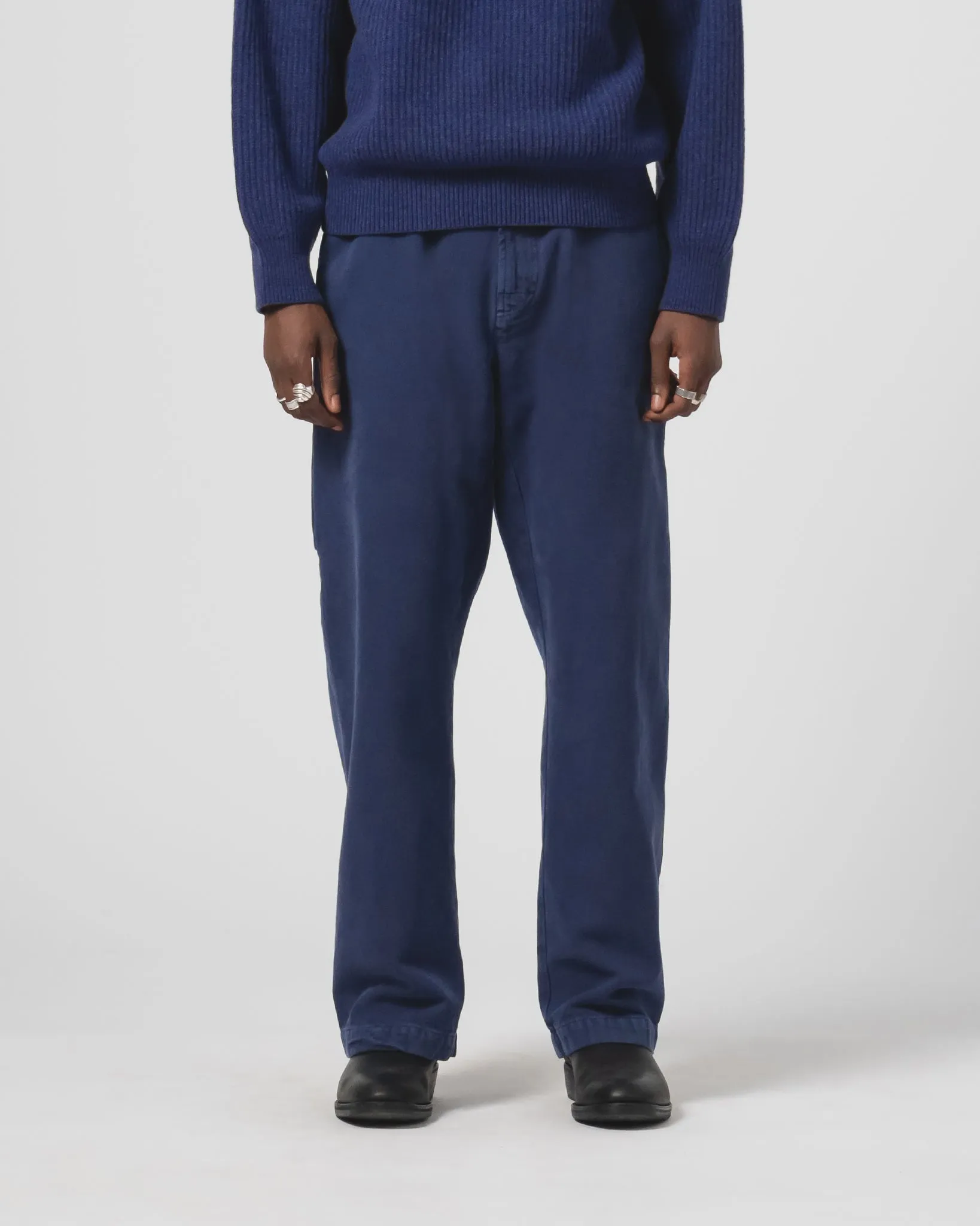 Oakland Chino Canvas Indigo Blue sold by Eat Dust