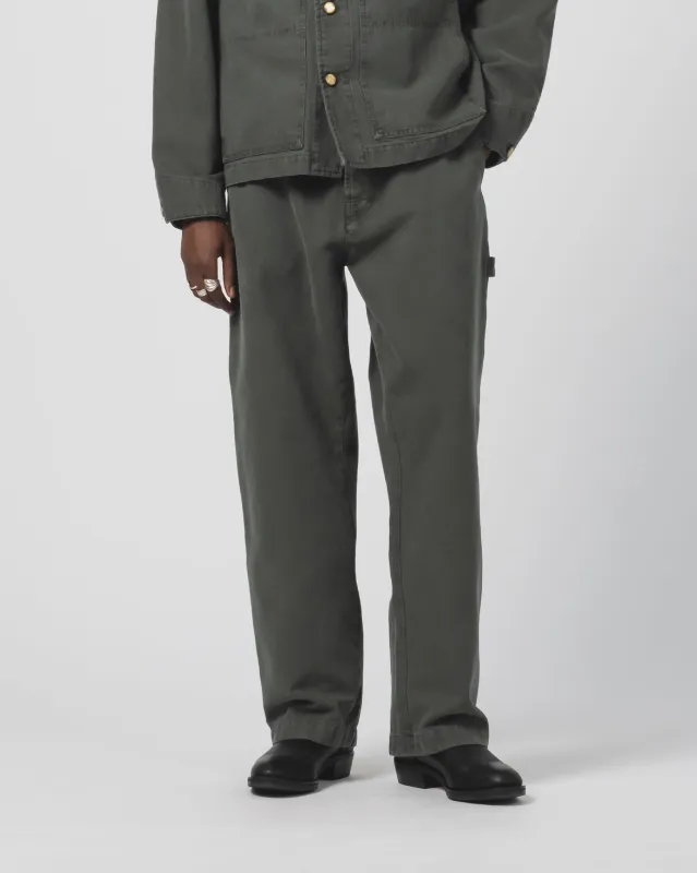 Oakland Chino Canvas Forest Green made by Eat Dust