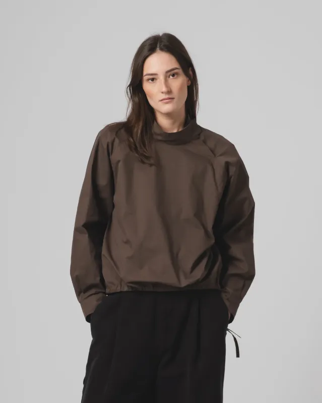 G.o.D Anorak Shirt Poplin Java Brown made by Eat Dust