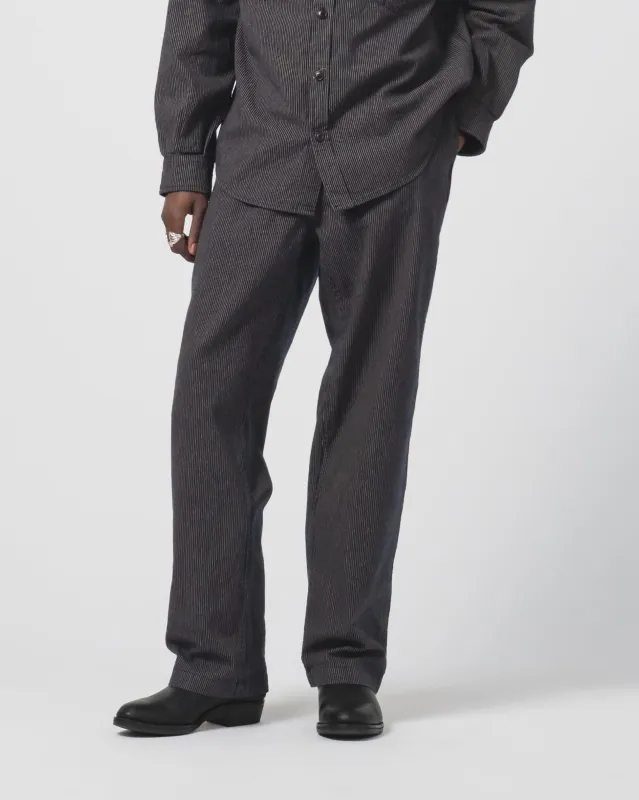 Frisco Chino Boro Stripes Navy/Ecru sold by Eat Dust