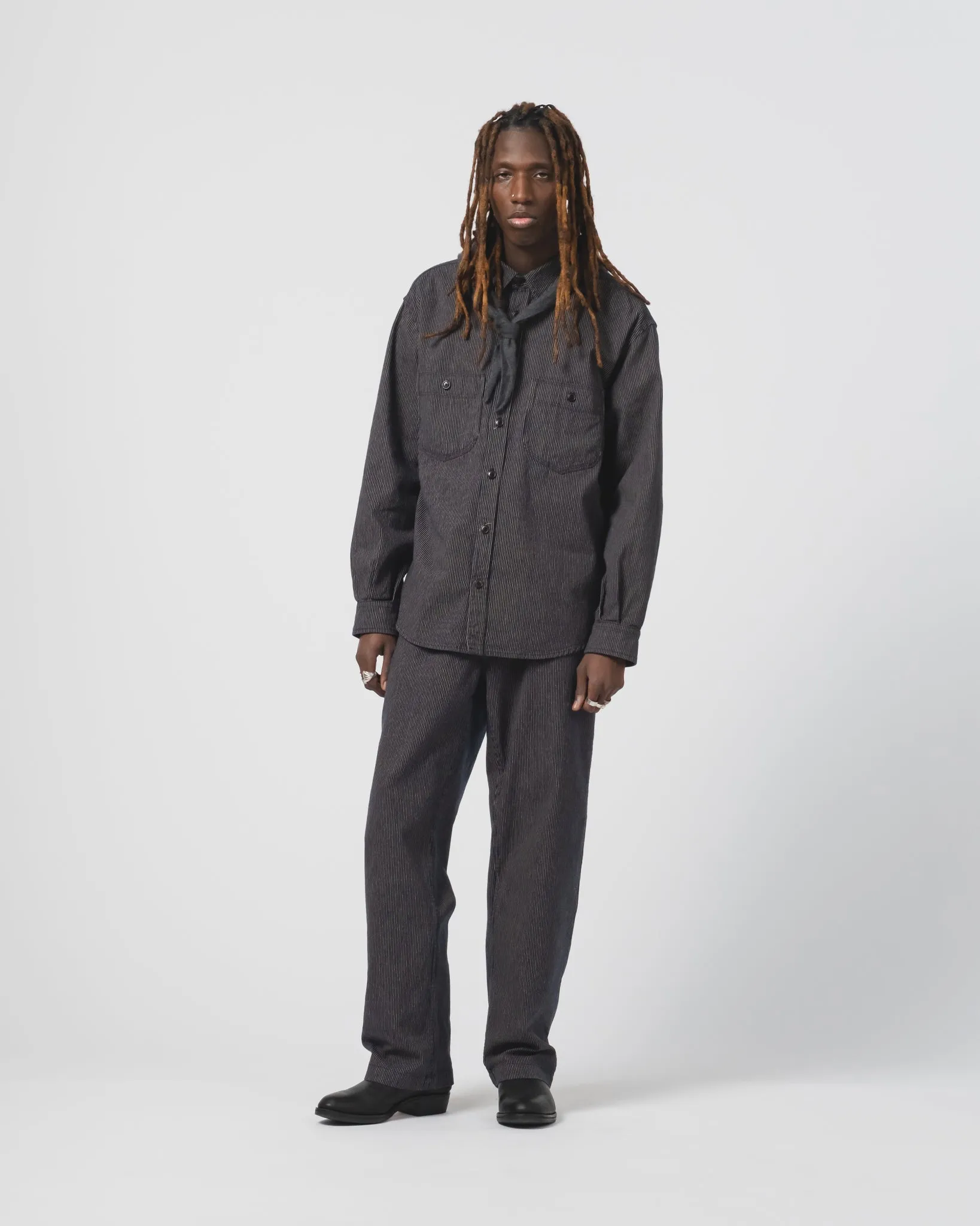 Frisco Chino Boro Stripes Navy/Ecru sold by Eat Dust product image thumbnail 2