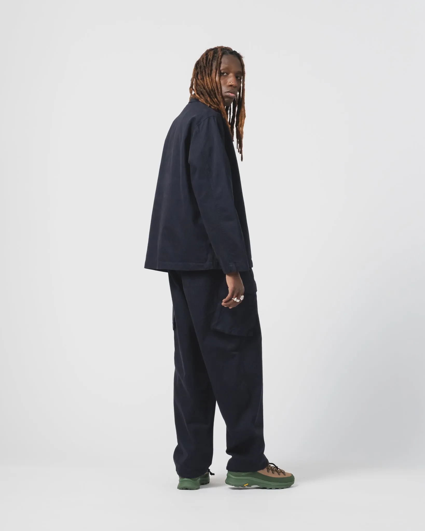 Trooper Pants Gabardine Satin Inkt sold by Eat Dust product image thumbnail 5